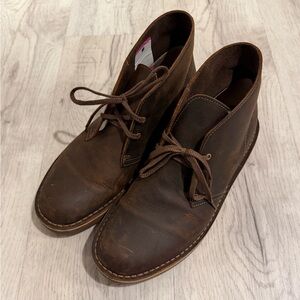 Clarks Dark Brown Chukka Boots